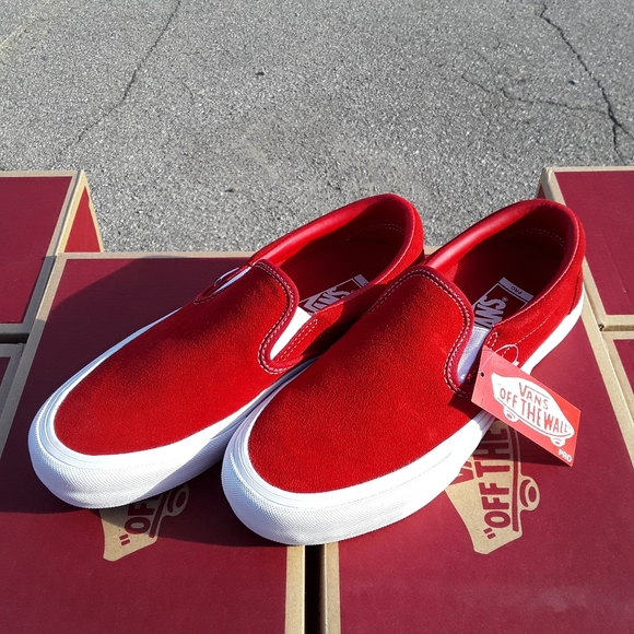 Vans Other - Van's Suede Slip-On Pro Mens 11.5